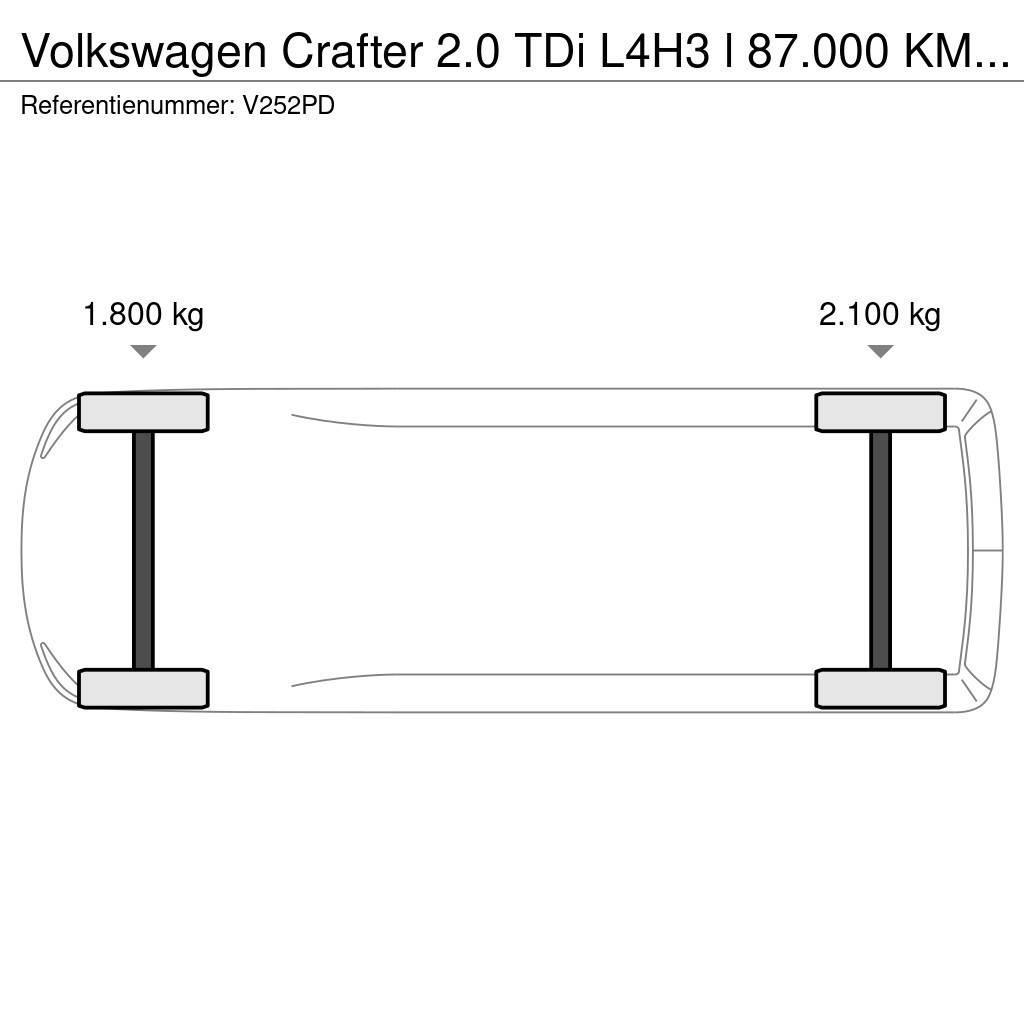 Volkswagen Crafter 2.0 TDi L4H3 l 87.000 KM l Airco l Cruise Kapali kasa kamyonetler