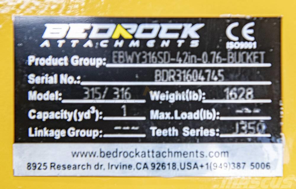 CAT 42" Severe Rock Bucket 315D/F,316E/F,318D2/E/F Diger parçalar