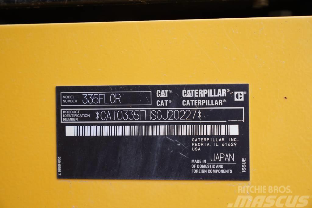 CAT 335FL Paletli ekskavatörler