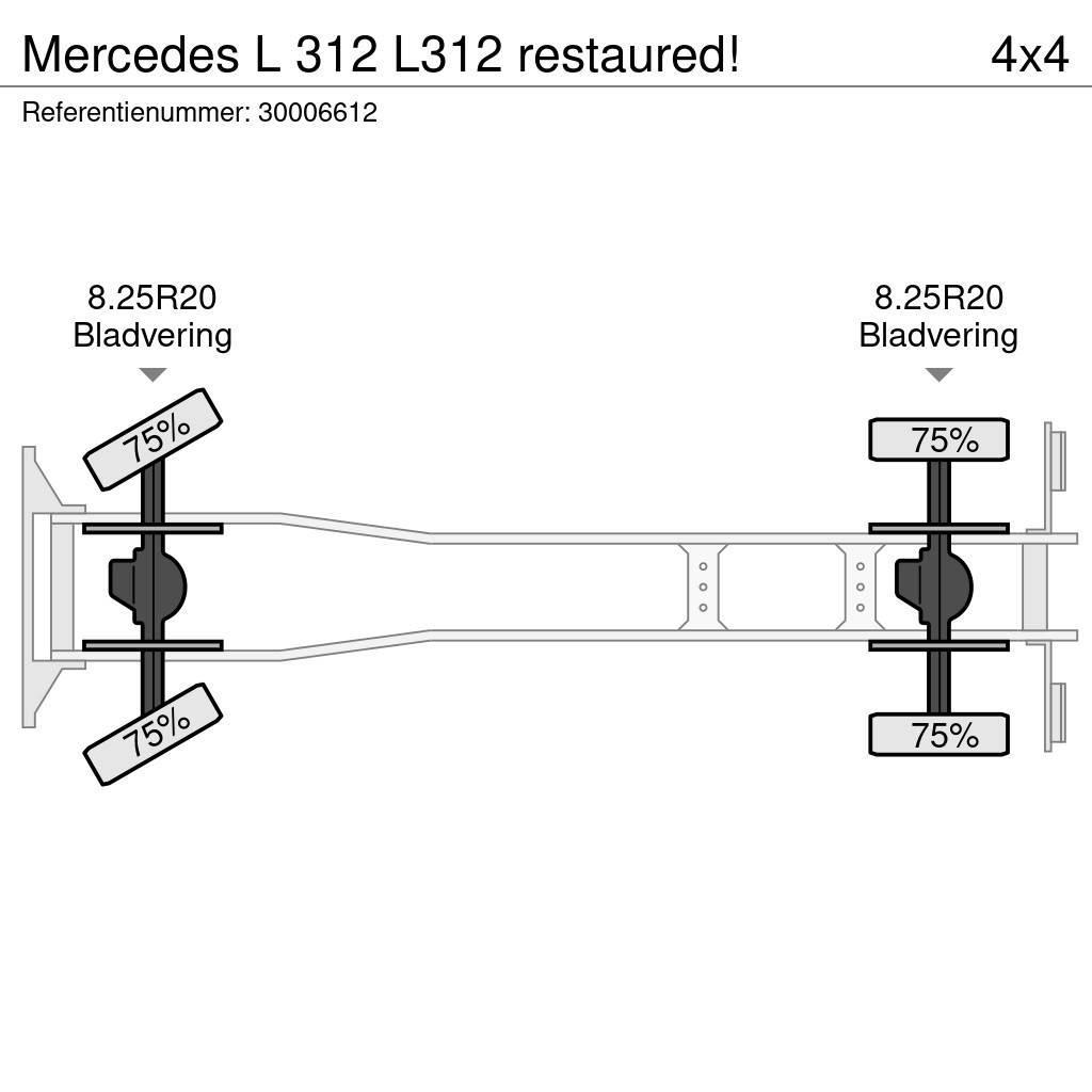 Mercedes-Benz L 312 L312 restaured! Çekiciler