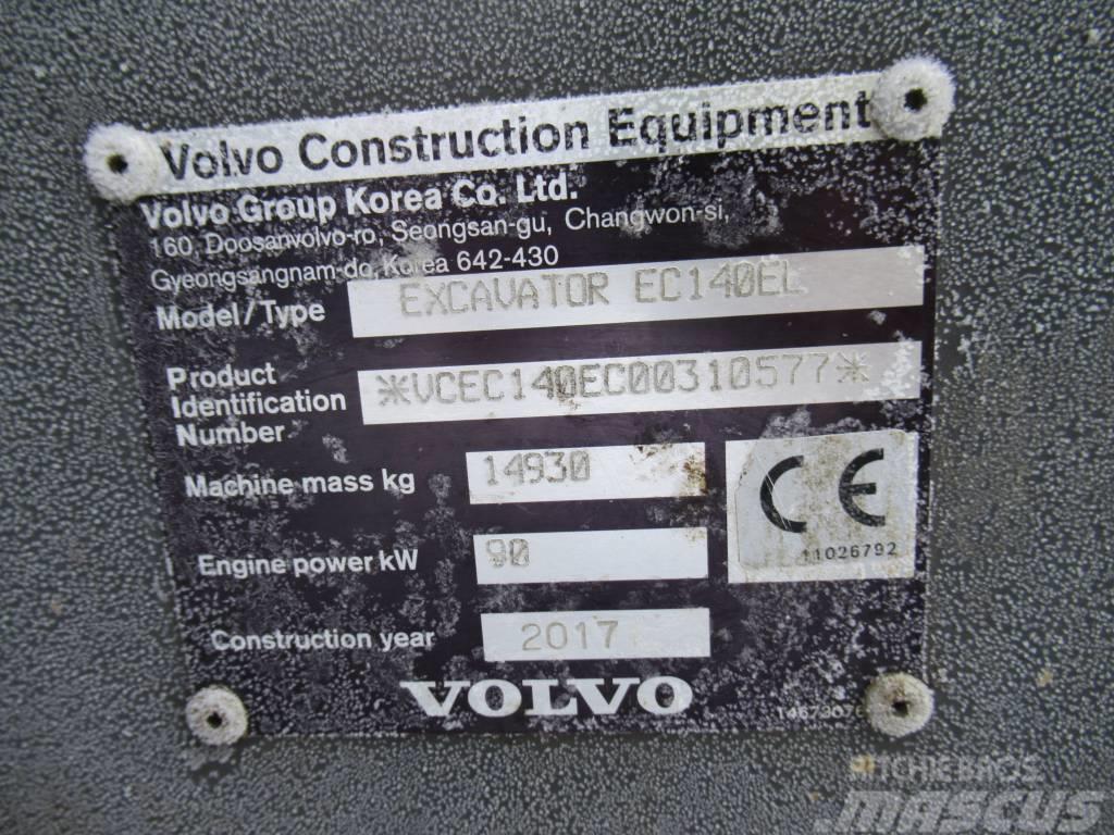Volvo EC 140 E L Paletli ekskavatörler