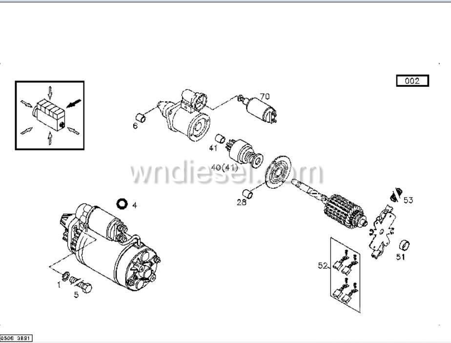 Deutz Spare-Parts-2013-Starter-0117-9586 Motorlar