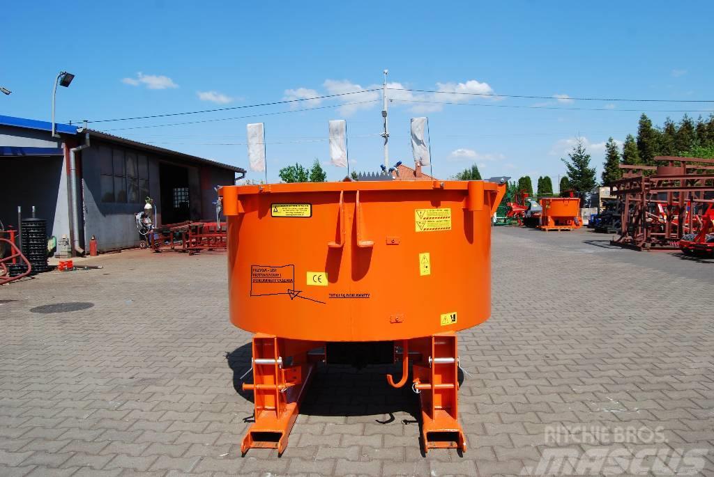 Michalak Mieszalnik pasz 1200l WOM betonirka mixer tractor Diger