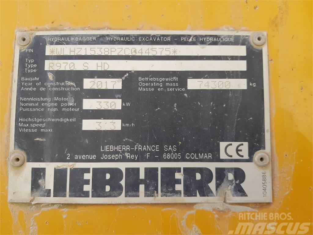 Liebherr R970 S HD Paletli ekskavatörler