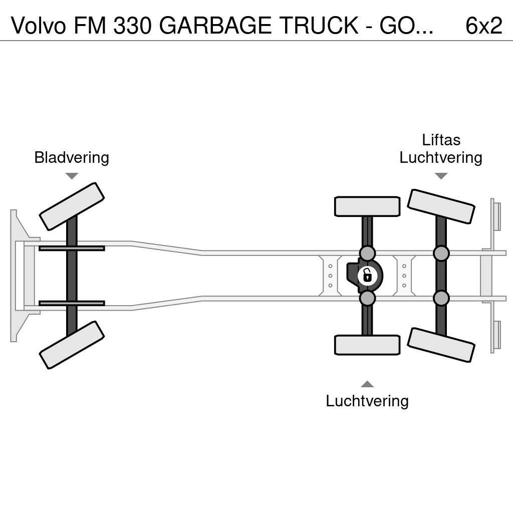 Volvo FM 330 GARBAGE TRUCK - GOOD WORKING CONDITION (!) Atik kamyonlari