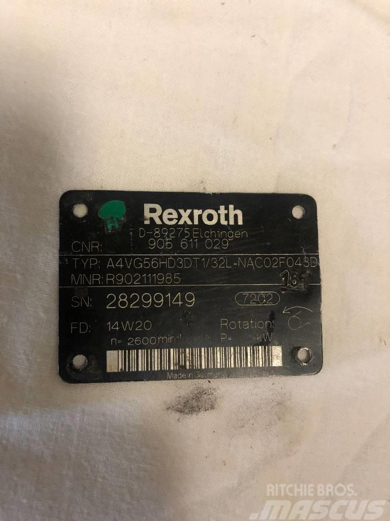 Rexroth A4VG56HD3DT1/32L-NAC02FO43D Diger parçalar