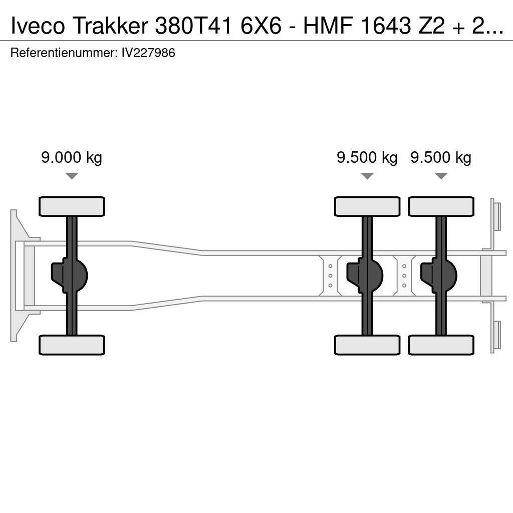 Iveco Trakker 380T41 6X6 - HMF 1643 Z2 + 2-WAY TIPPER Damperli kamyonlar