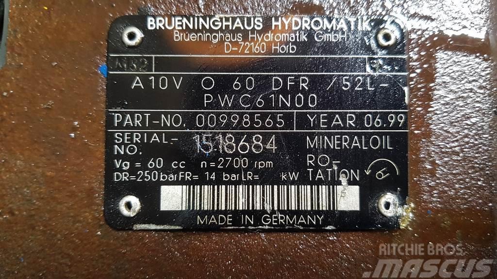 Brueninghaus Hydromatik A10VO60DFR/52L - Load sensing pump Hidrolik