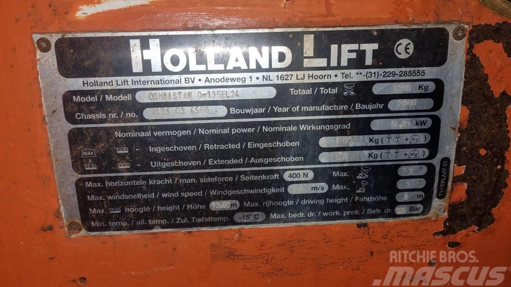 Holland Lift Q 135 EL 24 Makasli platformlar