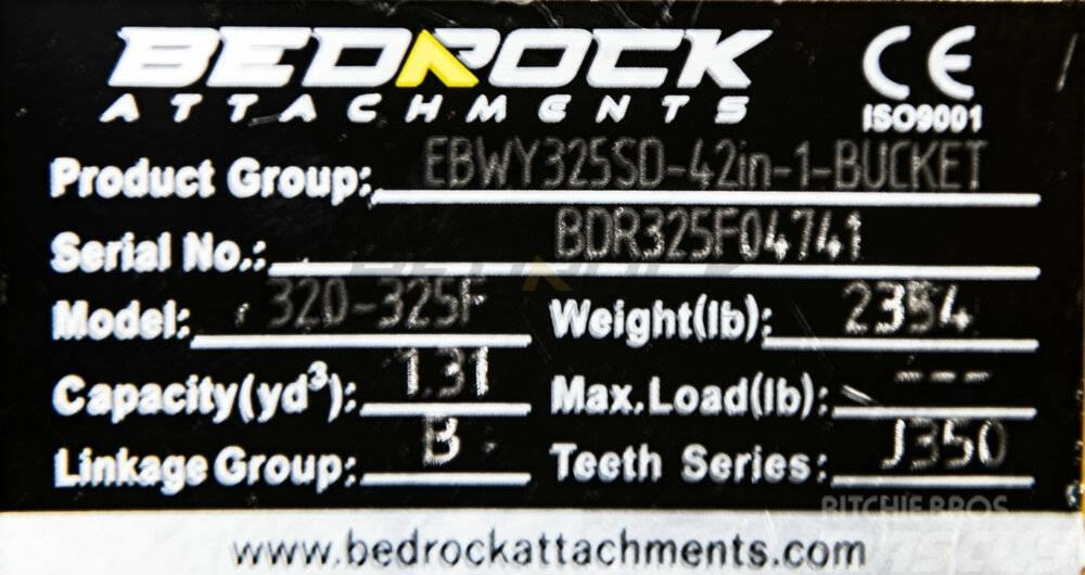 CAT 42" Severe Rock Bucket 20D/E,322B/C,323F,324D,325F Diger