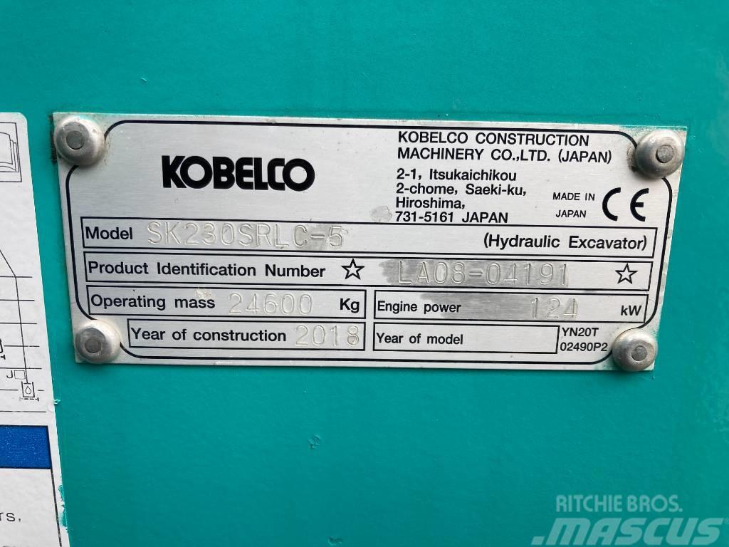 Kobelco SK 230 SR LC-5 Paletli ekskavatörler