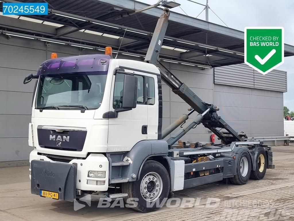 MAN TGS 28.360 6X2 NL-Truck Hiab XS21S61 Liftachse Eur Hook lift trucks