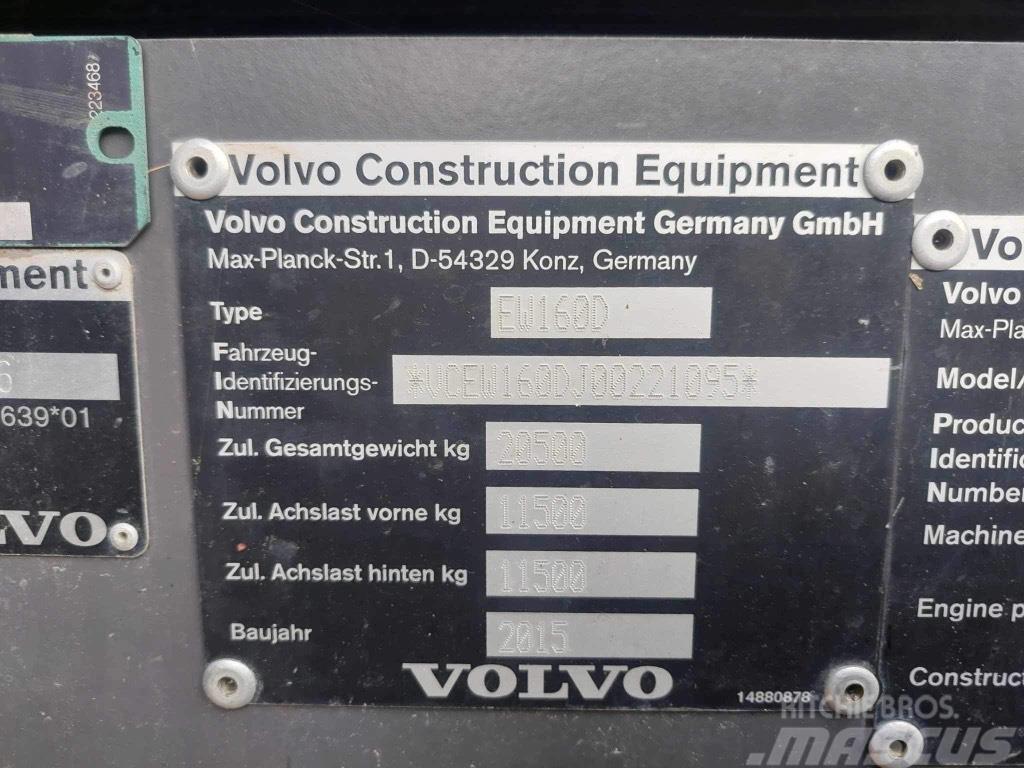Volvo EW 160 D Lastik tekerli ekskavatörler