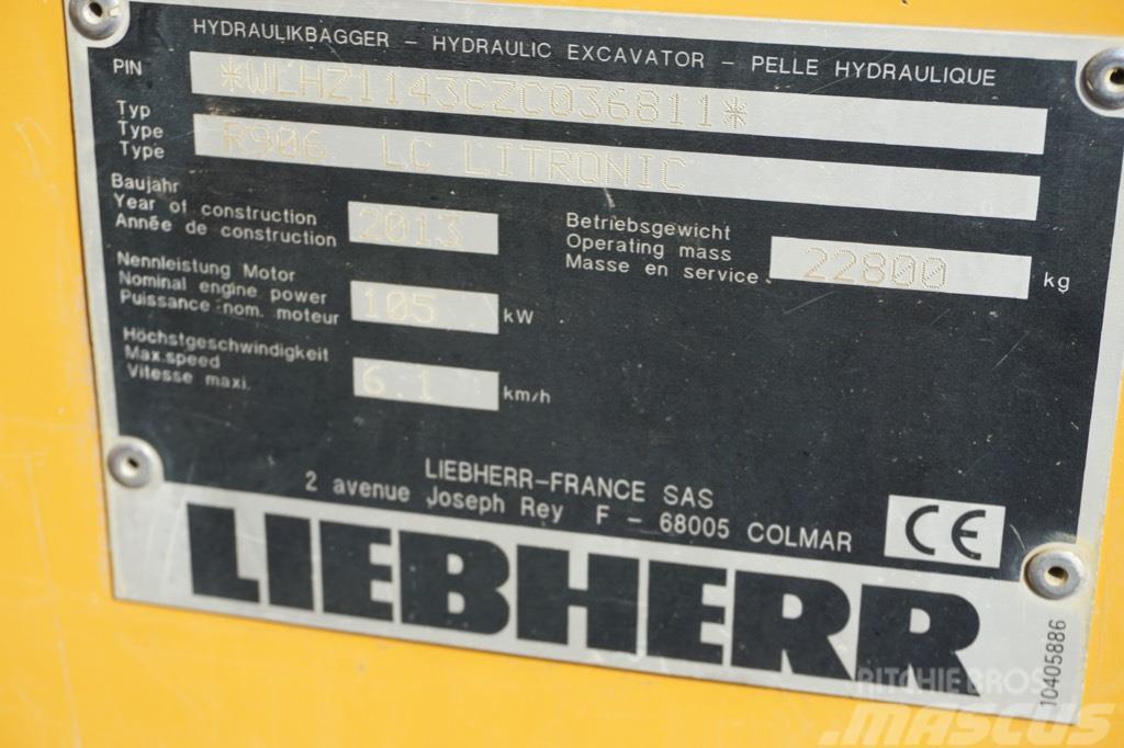 Liebherr R 906 Paletli ekskavatörler