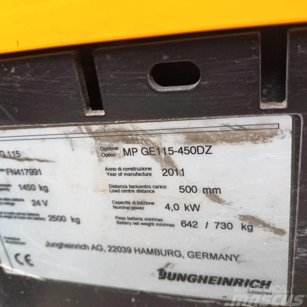 Jungheinrich EFG 115 Elektrikli forkliftler