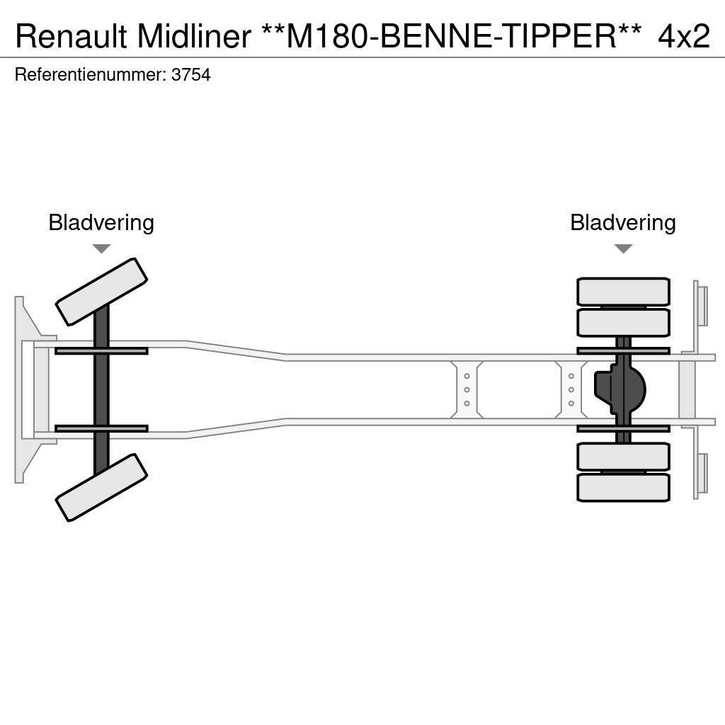 Renault Midliner **M180-BENNE-TIPPER** Damperli kamyonlar