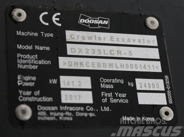 Doosan DX235LCR-5 Paletli ekskavatörler