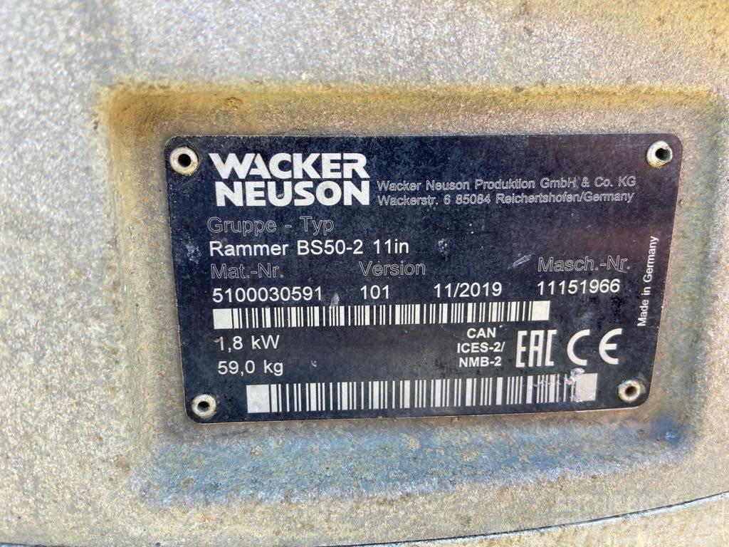 Wacker Neuson BS50-2 Sıkıştırma tokmakları