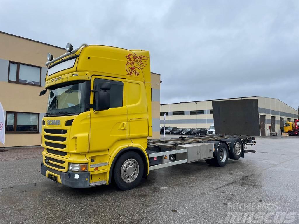 Scania R480 6x2 EURO5 + RETARDER + MANUAL Römorklar, konteyner