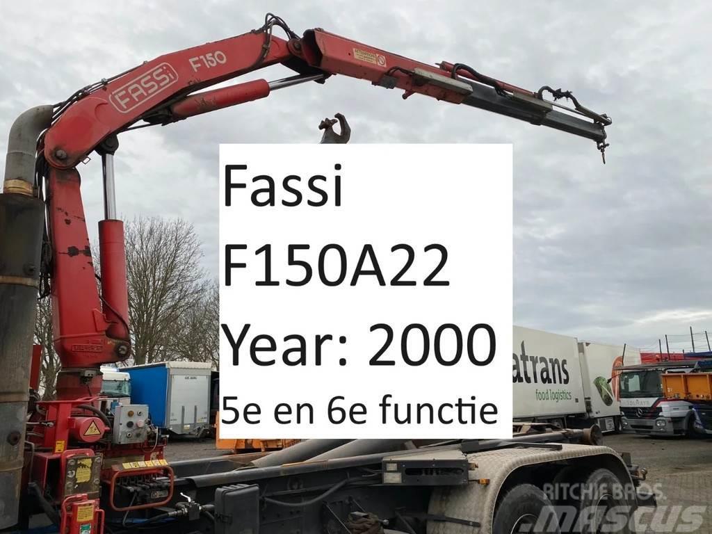 Fassi F150A22 5e + 6e functie F150A22 Yükleme vinçleri
