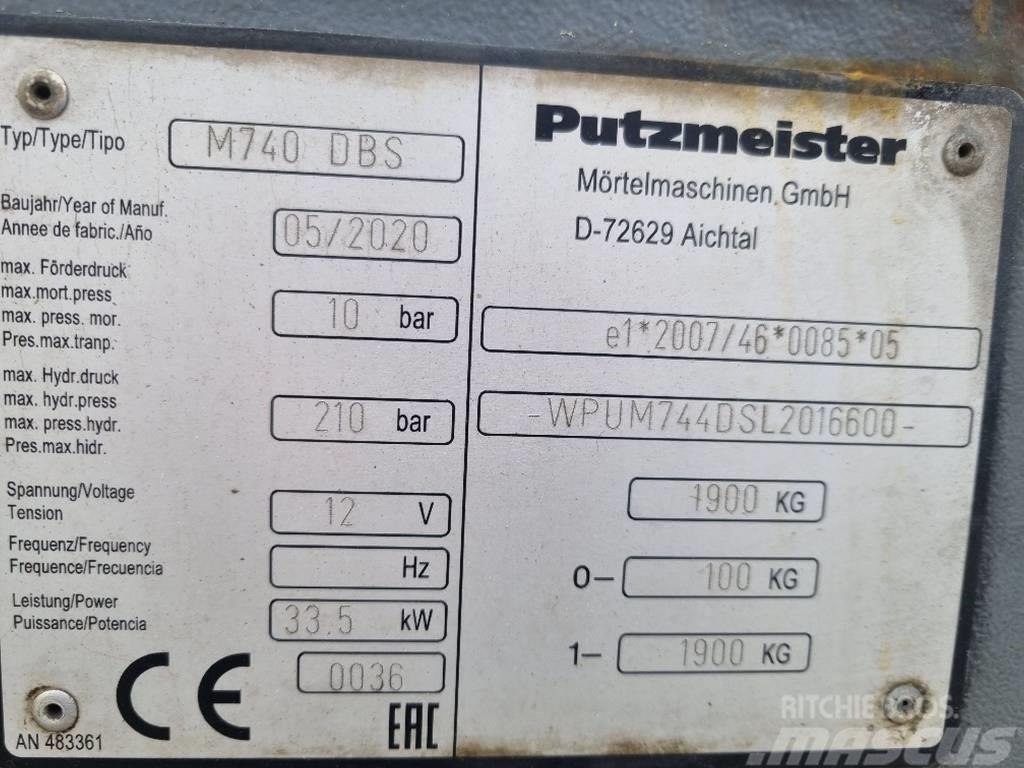 Putzmeister M 740/4 DBS Şap pompaları