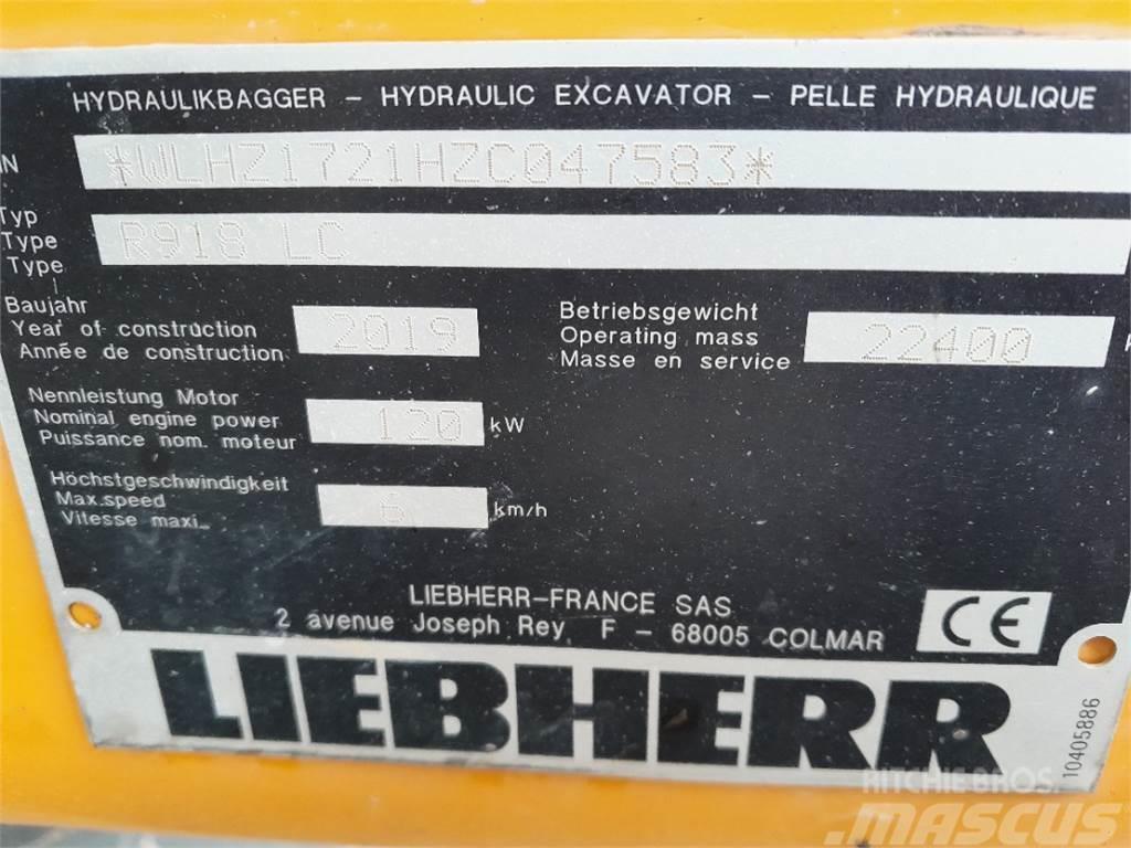 Liebherr R918 LC G6.0 Paletli ekskavatörler