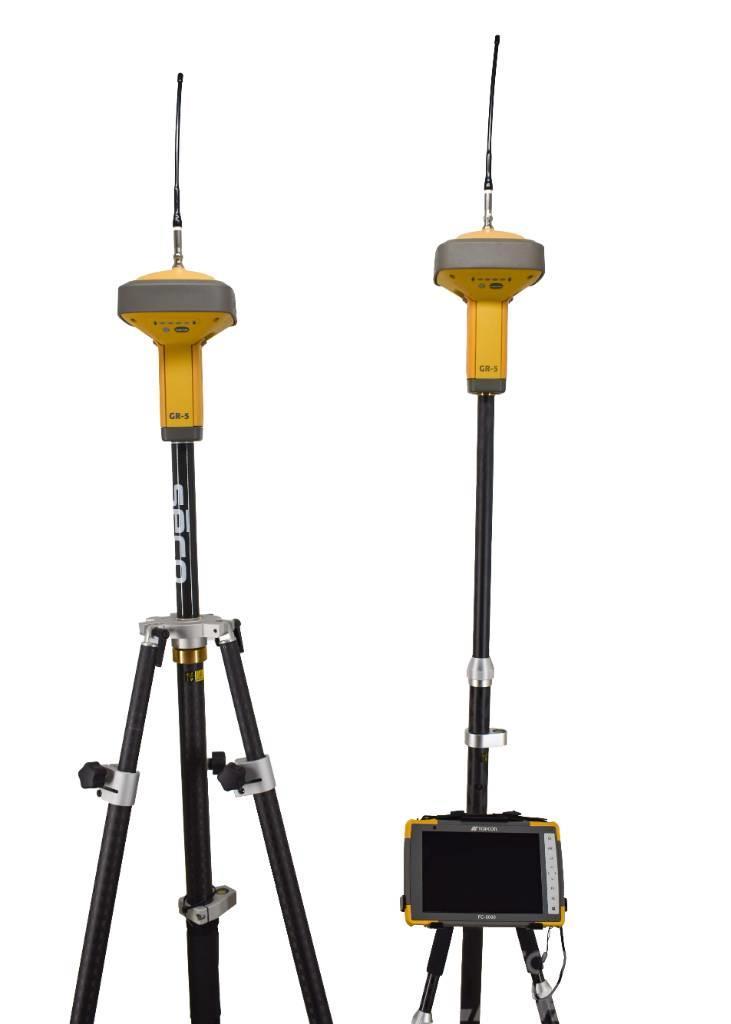 Topcon Dual GR-5+ UHF II GPS GNSS w/ FC-6000 & Pocket-3D Diger parçalar