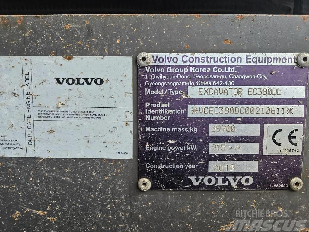 Volvo EC380DL / ec360, ec460, ec480 Paletli ekskavatörler