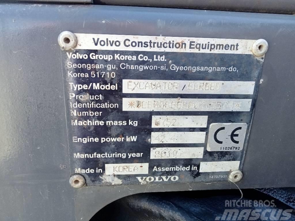 Volvo ECR 88 D Midi ekskavatörler 7 - 12 t