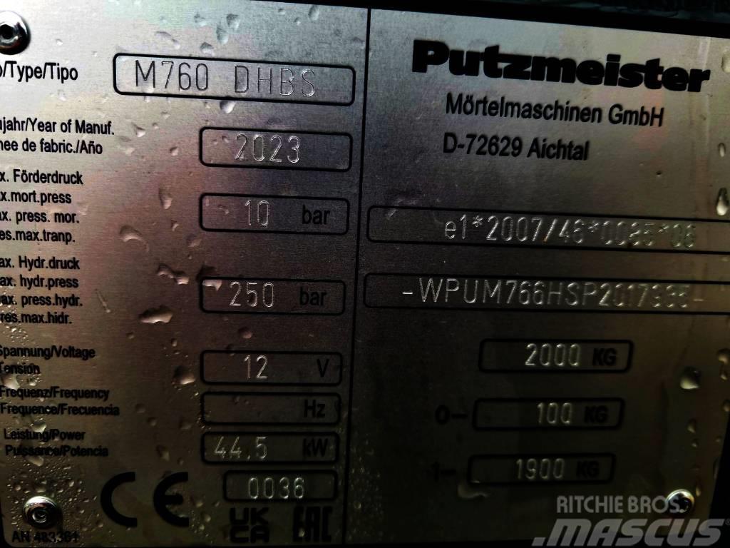 Putzmeister M 760 DHBS Şap pompaları