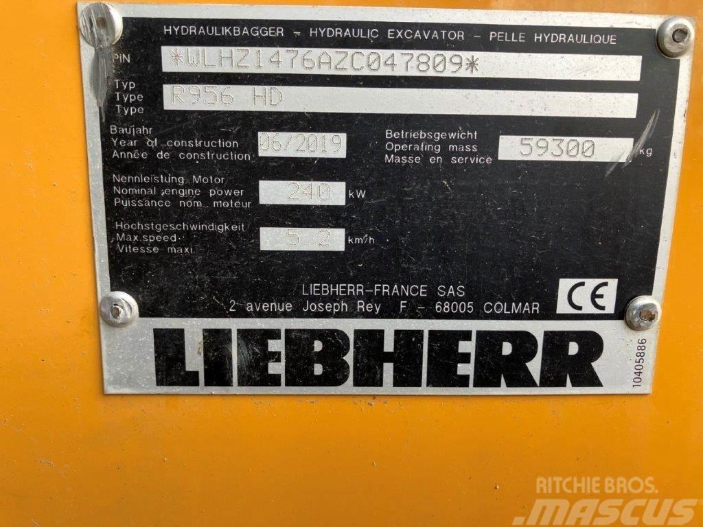 Liebherr R 956 Litronic Paletli ekskavatörler