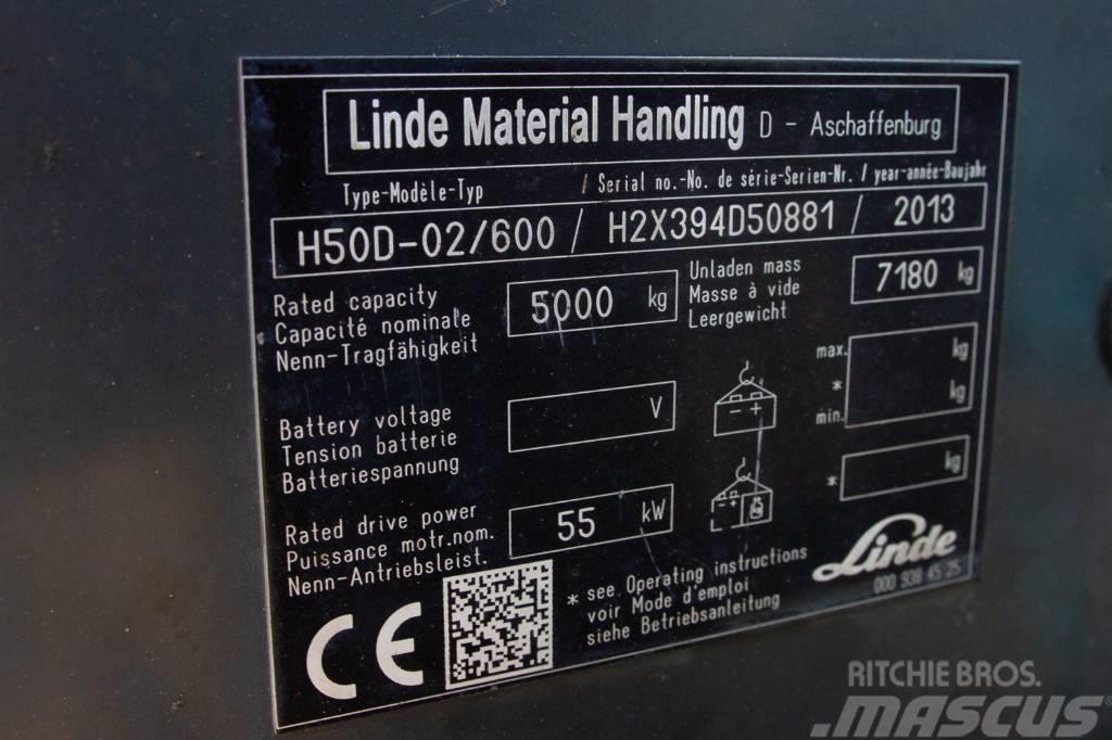 Linde H50D-02/600 Dizel forkliftler