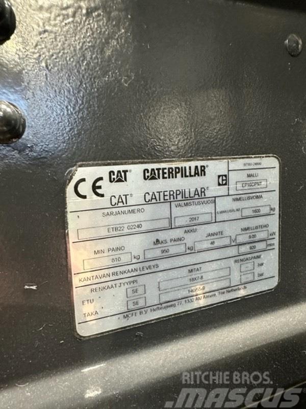 CAT EP 16 CPNT Elektrikli forkliftler