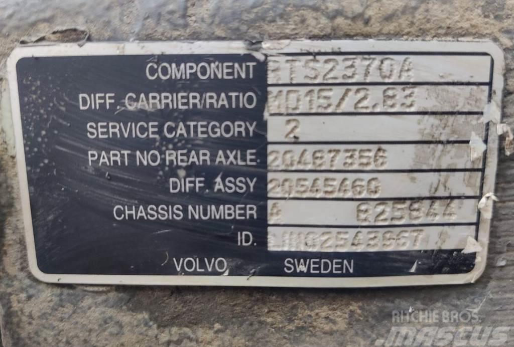Volvo FH4 RTS2370A DRIVEN AXLE RAT 2.83 20487356, 205454 Akslar