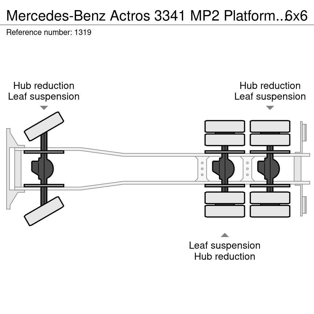 Mercedes-Benz Actros 3341 MP2 Platform Twistlocks for 20ft Conta Flatbed kamyonlar