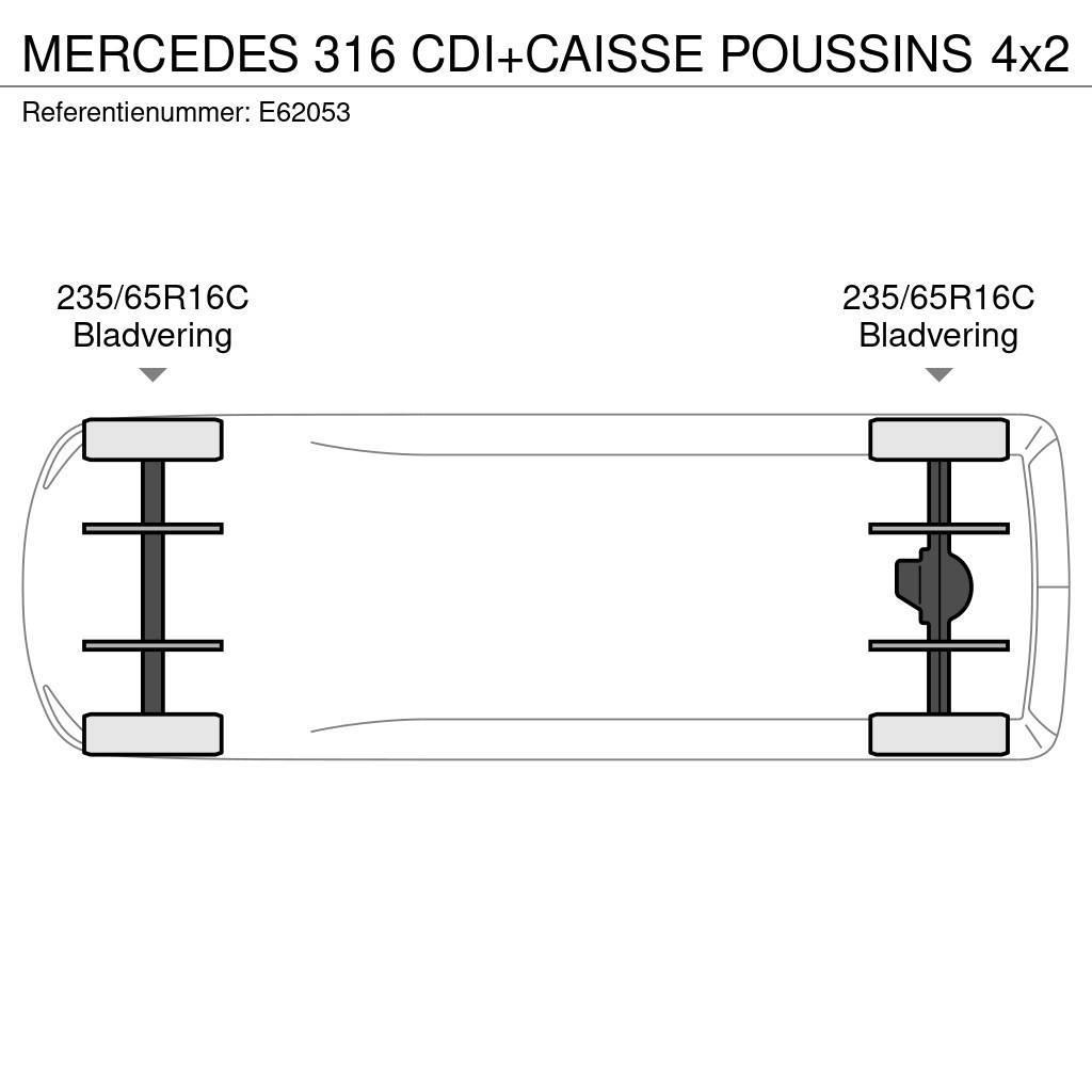 Mercedes-Benz 316 CDI+CAISSE POUSSINS Frigpfrik