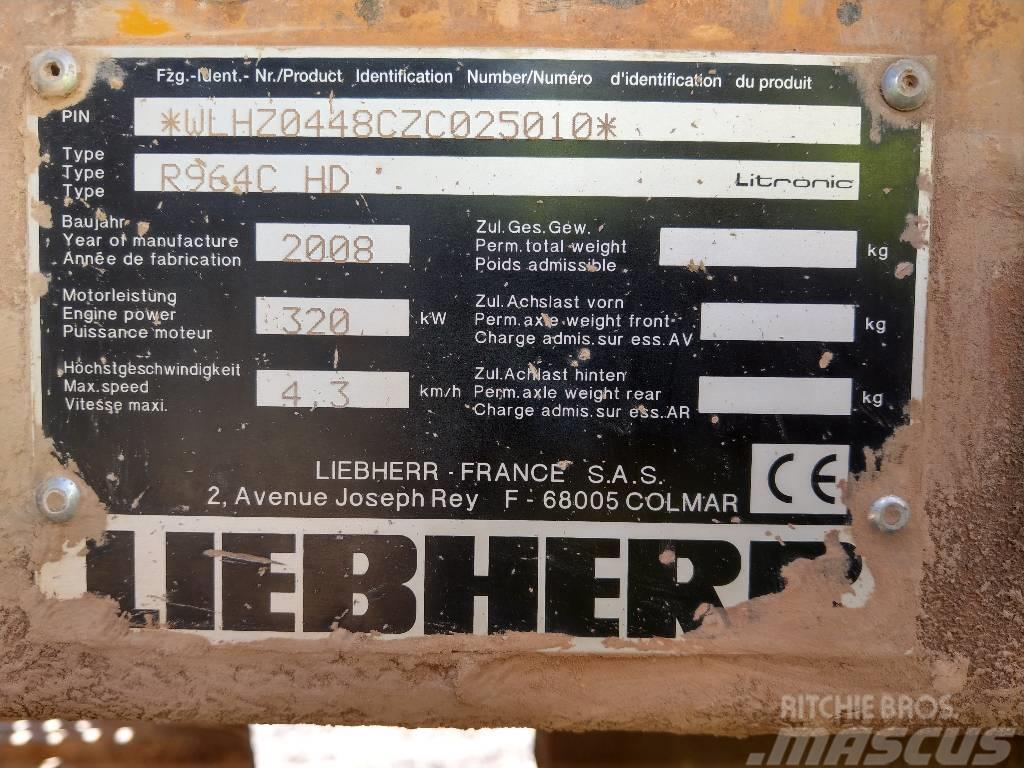 Liebherr R 964 C HD Paletli ekskavatörler