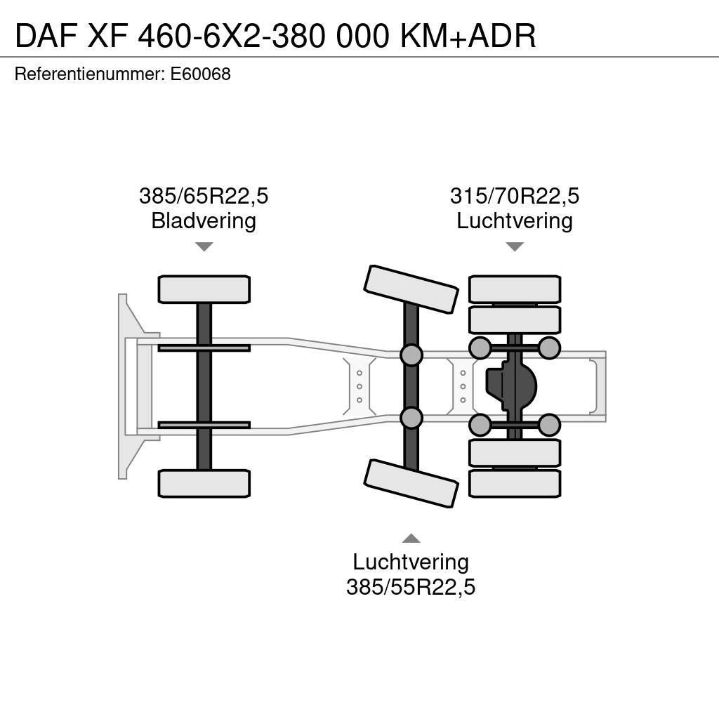 DAF XF 460-6X2-380 000 KM+ADR Çekiciler