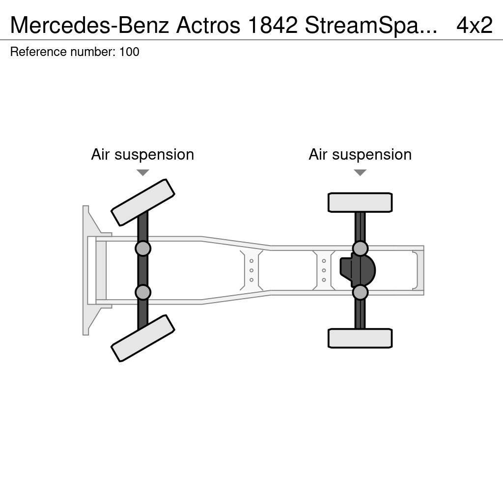 Mercedes-Benz Actros 1842 StreamSpace/Mega Voll Luft/Euro 6 Çekiciler
