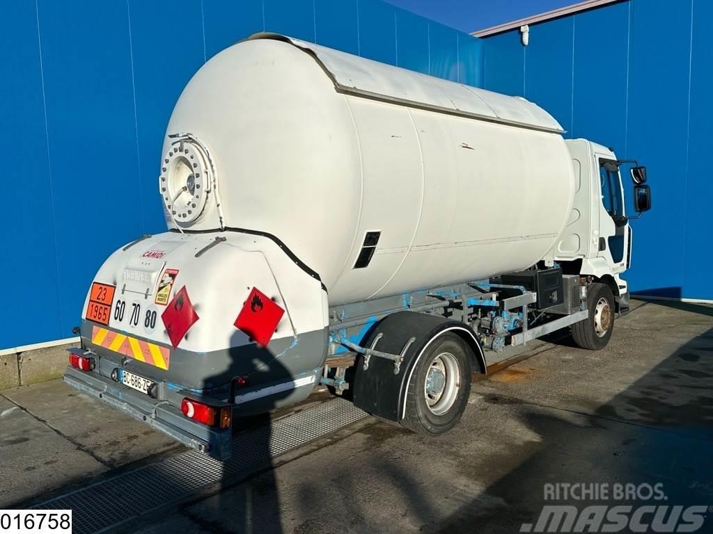 Renault Midlum 220 17013 Liter, LPG GPL, Gastank, Steel su Tankerli kamyonlar