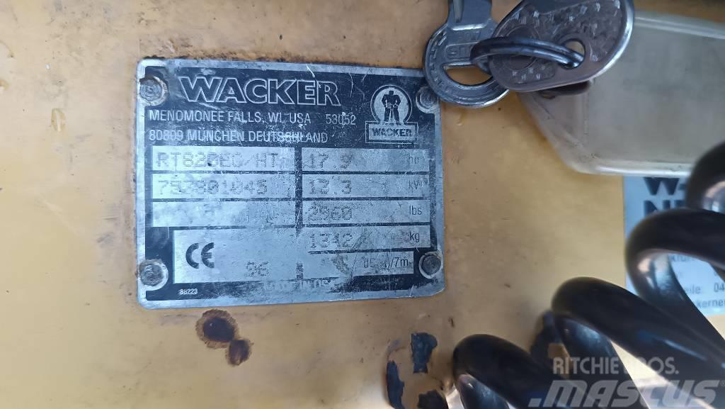 Wacker RT82 SC2 SC3 NEUSON AMMANN RAMMAX 1575 Çift tamburlu silindirler