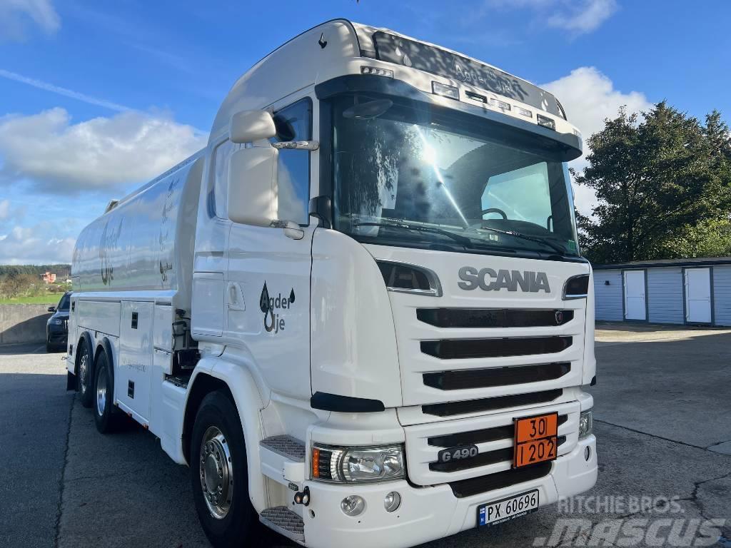 Scania G 490 Tankerli kamyonlar