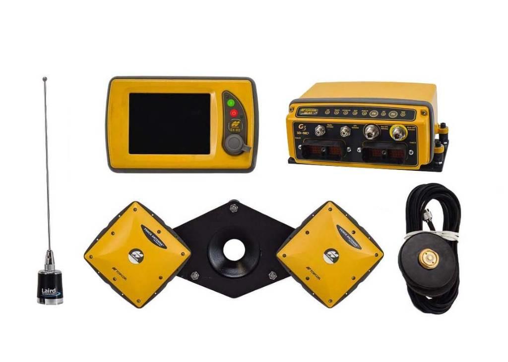 Topcon 3D-MC GPS Machine Control Grader w/ Dual UHF II MC Diger parçalar