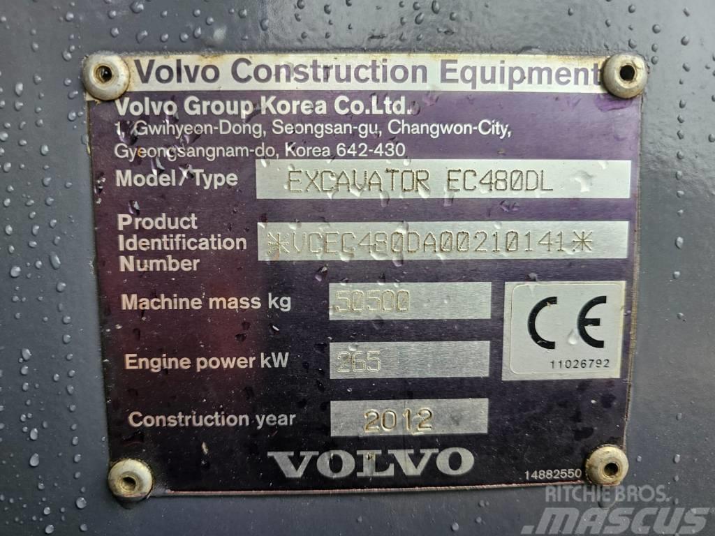 Volvo EC480DL / ec460 ec360 ec380 Paletli ekskavatörler
