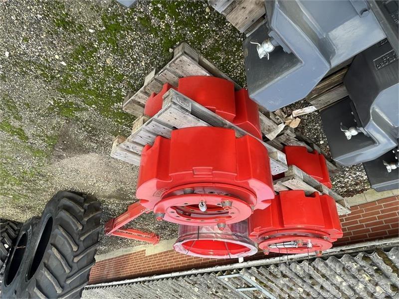 Fendt 2 X 1000 KG hjulvægte Diger traktör aksesuarlari