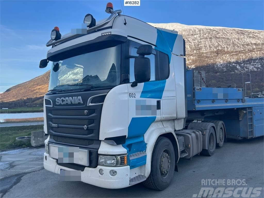 Scania R580 6x2 tractor unit w/ Euro 6 SEE VIDEO Çekiciler
