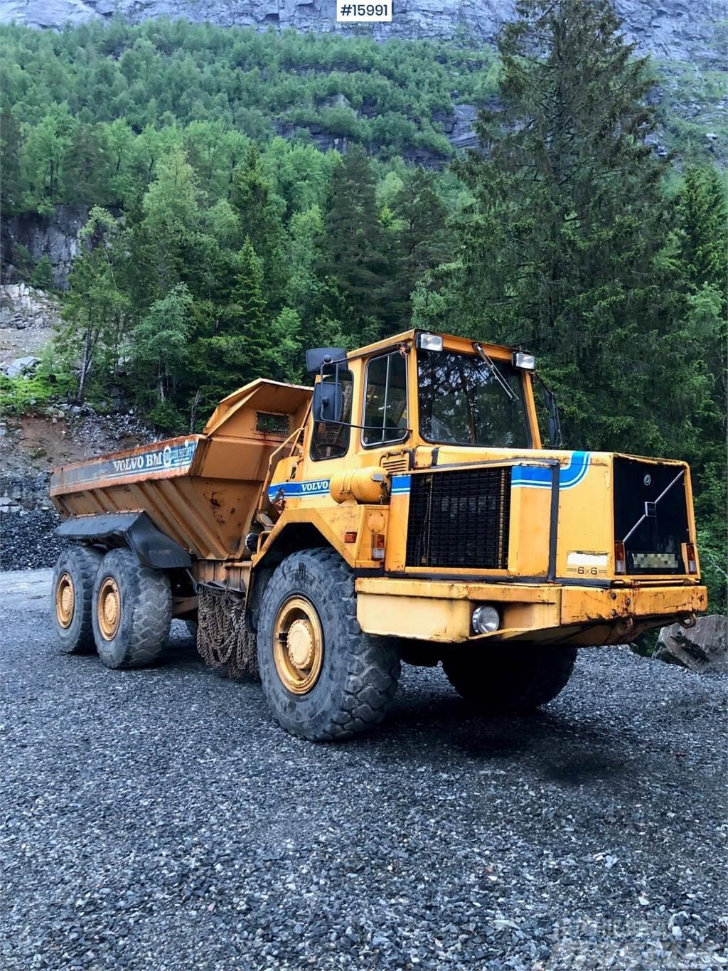 Volvo 5350B 6x6 Dump truck Belden kirma kaya kamyonu