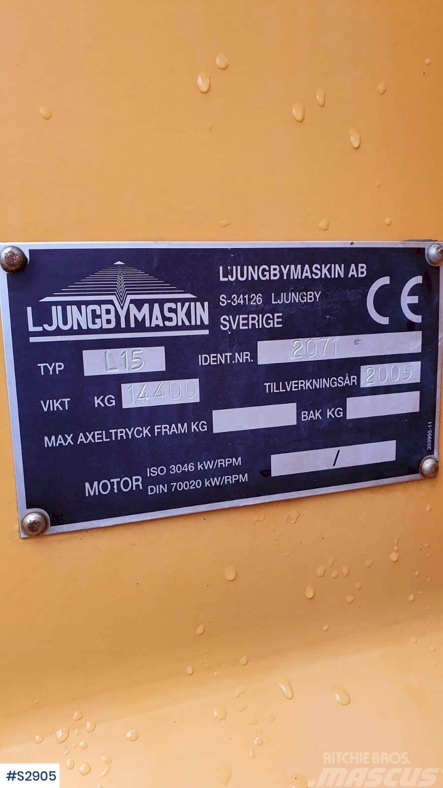 Ljungby L15 WHEEL LOADER WITHOUT BUCKET Tekerlekli yükleyiciler