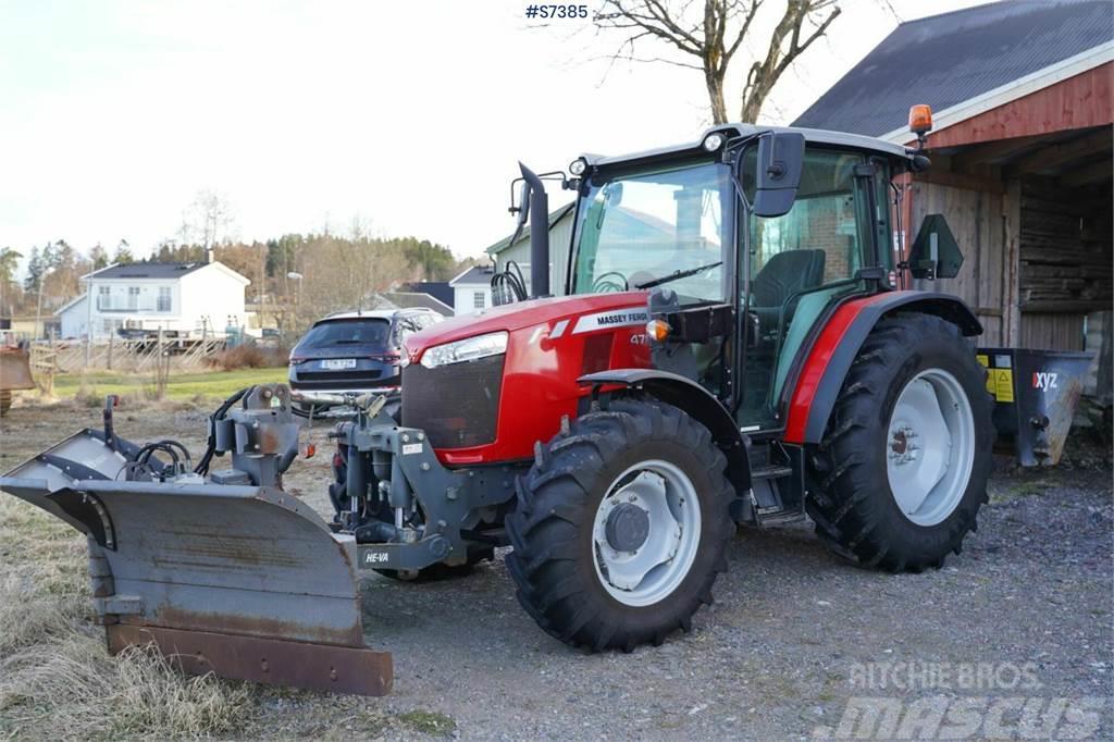 Massey Ferguson MF 4707 with sand spreader and folding plough Tractors