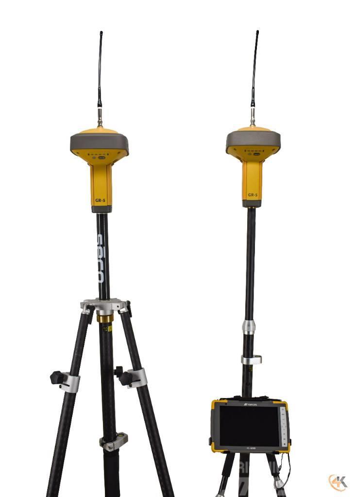 Topcon Dual GR-5+ UHF II GPS Kit w/ FC-5000 & Pocket-3D Diger parçalar